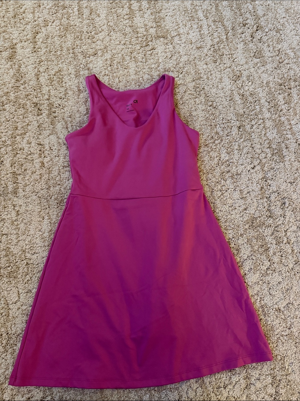 GAP fit Sleeveless A-Line Dress - XS- Athletic dress with built in bra & shorts